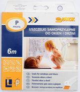 SEAL F.WINDOWS&DOORS EPDM T.P WHITE 6M (76751)