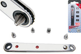 SPECIAL BIT RATCHET | EXTRA THIN | 6.3 MM (1/4") DRIVE | INCL. 4 SPECIAL BITS (115)