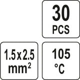 HEAT SHRINK SOLD. SL. 1,5-2,5MM2 30PCS (YT-81442)