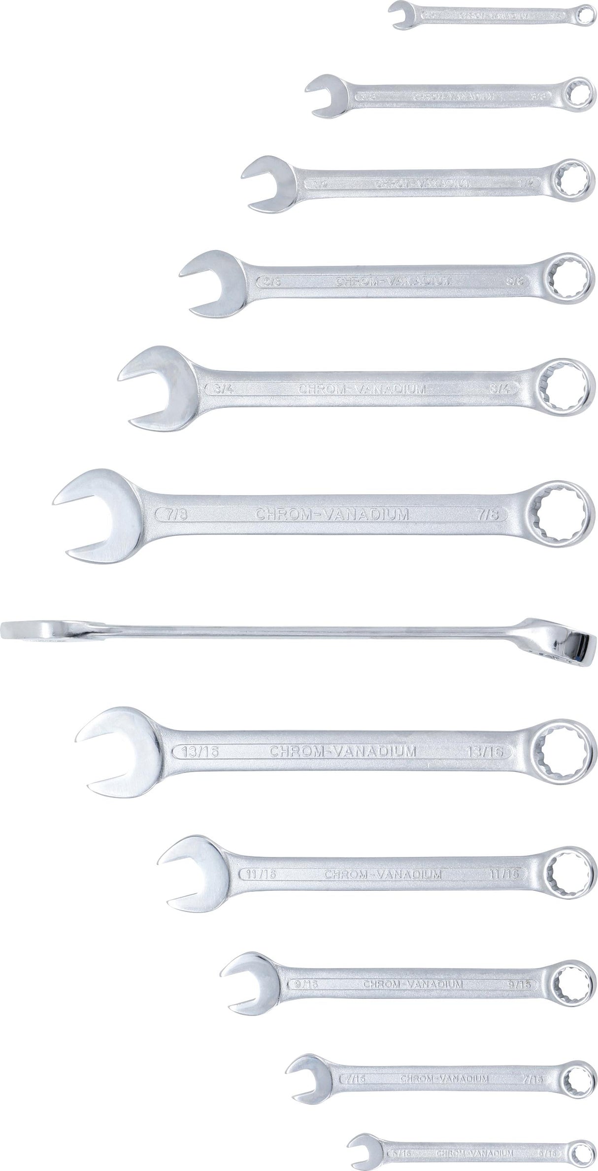 COMBINATION SPANNER SET | INCH SIZES | 1/4" - 15/16" | 12 PCS. (1195)