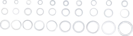 SEAL RING ASSORTMENT | ALUMINIUM | 300 PCS. (8143)