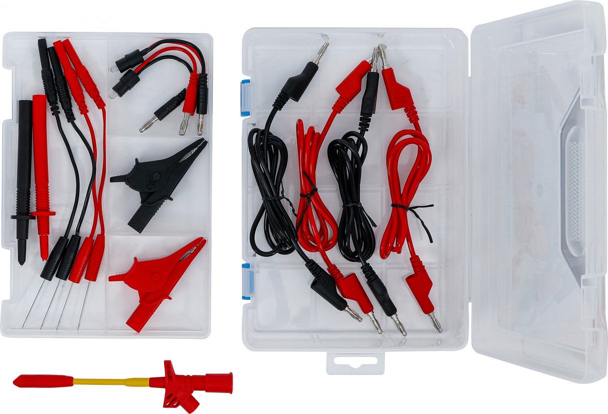 MEASURING CABLE AND PROBE ACCESSORY ASSORTMENT | FOR MULTIMETER | 15 PCS. (74511)
