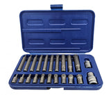 BIT SET | 10 MM (3/8") THICKNESS | SPLINE (RIBE) | 22 PCS. (RB21S)