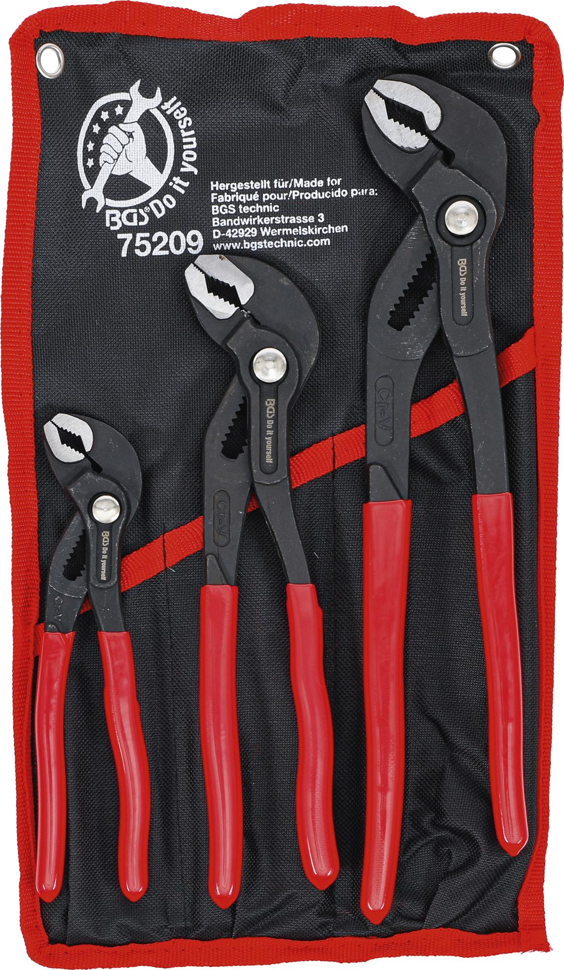 WATER PUMP PLIERS SET | 175 / 240 / 300 MM | 3 PCS. (75209)