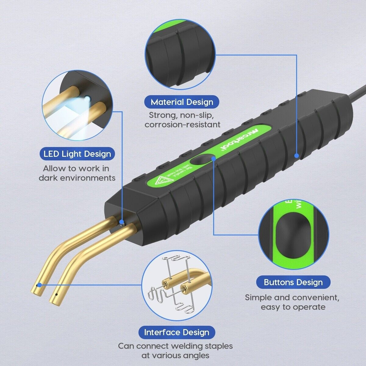 PLASTIC REPAIR SYSTEM/DEVICE | + 600 PCS. STAPLES (HS80W)