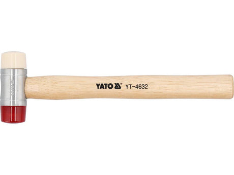 PU & NYLON HEADS MALLET W.WOOD.HANDLE 35 (YT-4632)
