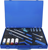 TORQUE WRENCH SET | 6.3 MM (1/4"), 10 MM (3/8"), 12.5 MM (1/2") | 31 PCS. (74305)