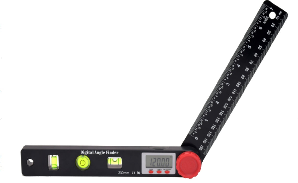 MULTIFUNCTIONAL DIGITAL ANGLE RULER / SPIRIT LEVEL | 4 IN 1 (DAR4)
