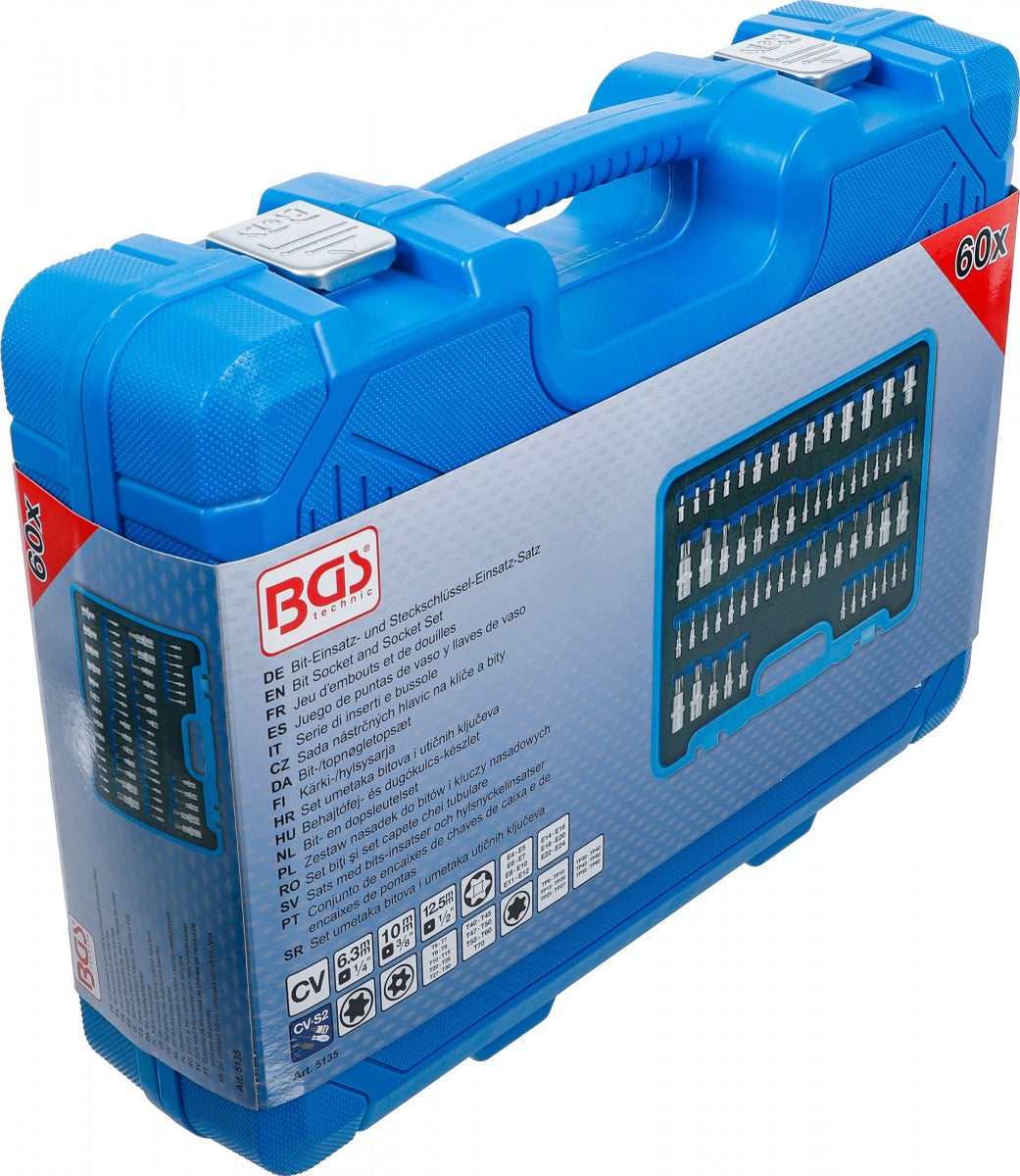 E-TYPE SOCKET AND TORX BIT SOCKET SET | 60 PCS (5135)
