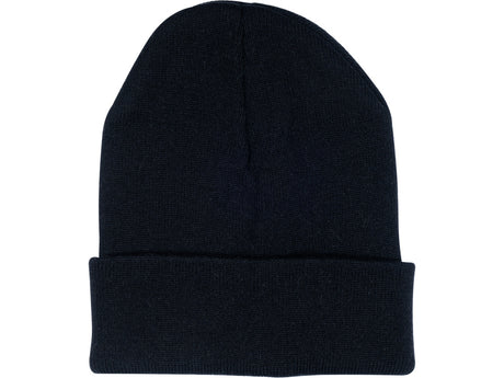 KNITTED WINTER HAT BLACK (74230V)