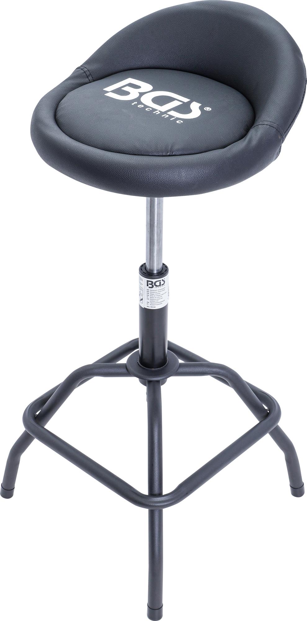 WORKSHOP STOOL | HEIGHT ADJUSTABLE | 630 - 770 MM (70144)