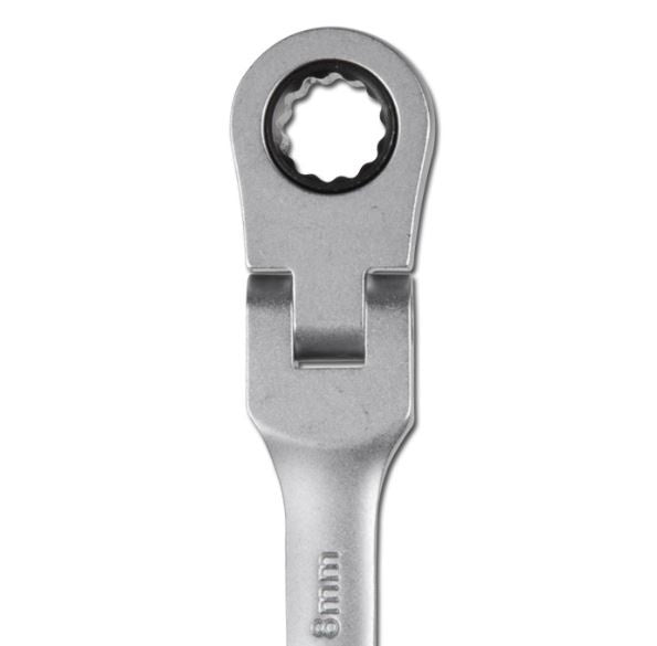 FLEX HEAD RATCHET WRENCH 72 TEETH CR-V 12 MM (1562)