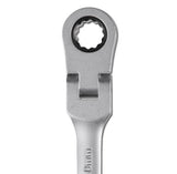 FLEX HEAD RATCHET WRENCH 72 TEETH CR-V 12 MM (1562)