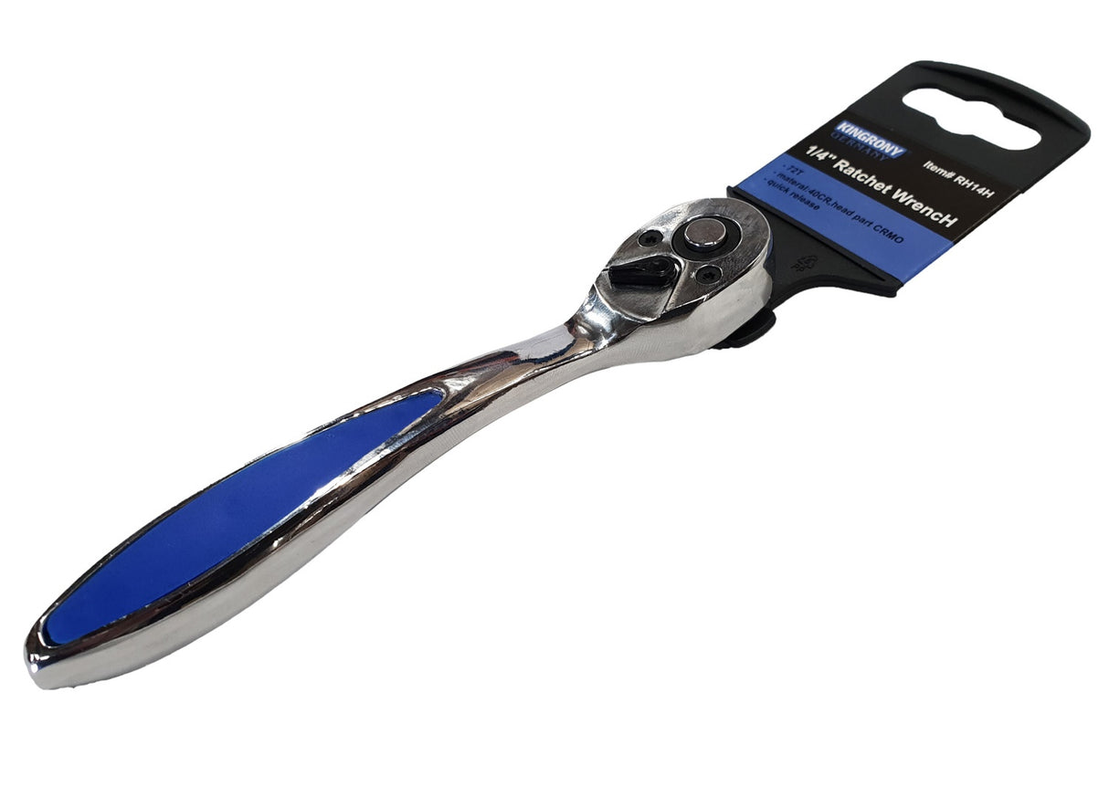 RATCHET HANDLE FOR SOCKETS | 72 TEETH | 6.3 MM (1/4") (RH14H)