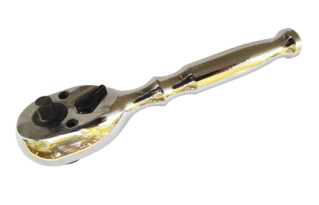 DOUBLE-SIDED RATCHET FOR SOCKETS | FINE TEETH | POLISHED | 6.3 MM (1/4") / 10 MM (3/8") (SA3814)
