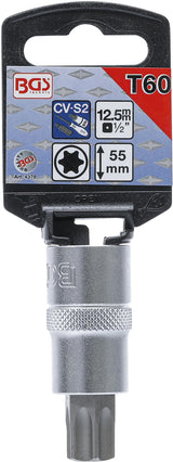 BIT SOCKET | 12.5 MM (1/2") DRIVE | T-STAR (FOR TORX) T60 (4378)