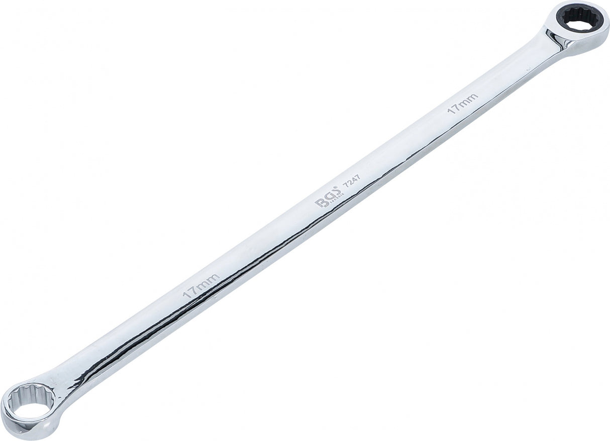 RATCHET RING WRENCH AND RING SPANNER | EXTRA LONG | 17 MM (7247)