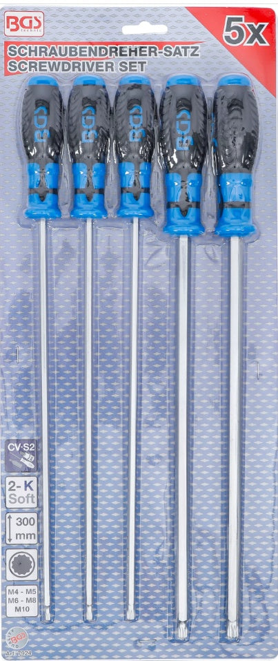 SCREWDRIVER SET | SPLINE (FOR XZN) | 5 PCS. (7924)
