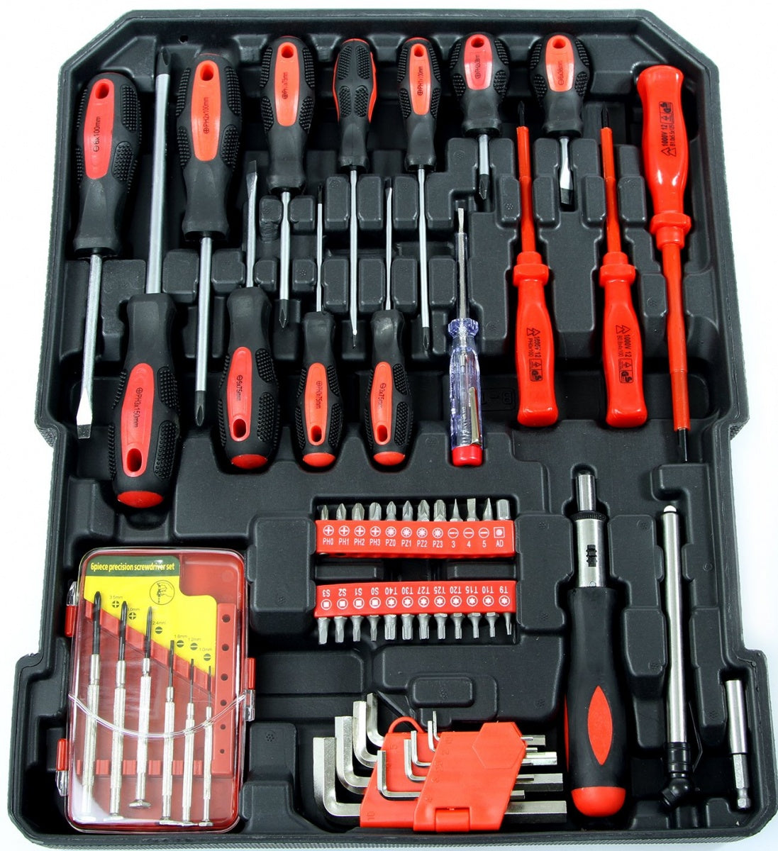 TOOL SET IN ALUMINUM CASE | WITH WHEELS | 187 PCS. (SK58280)