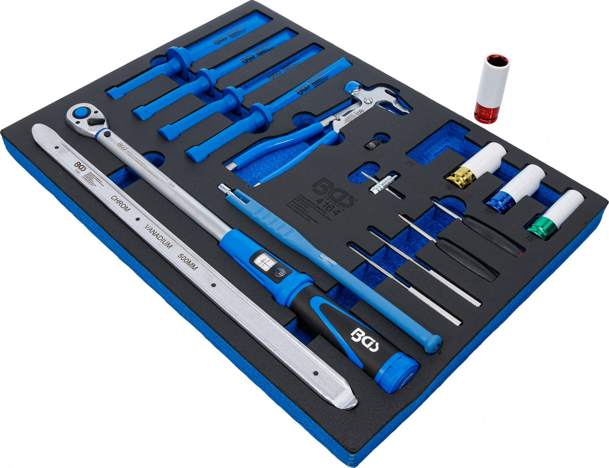 TOOL TRAY 3/3: TOOLS FOR TYRE REPAIR SERVICE | 18 PCS (4164)