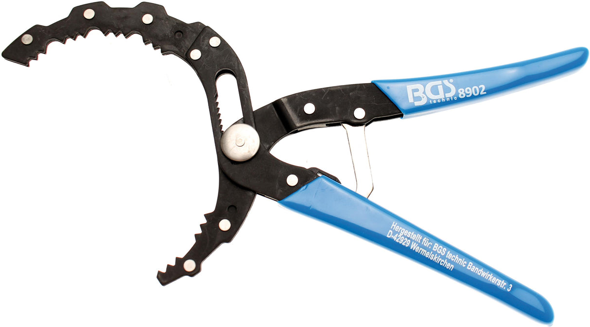 OIL FILTER PLIERS | SELF-ADJUSTING | Ø 60 - 120 MM (8902)