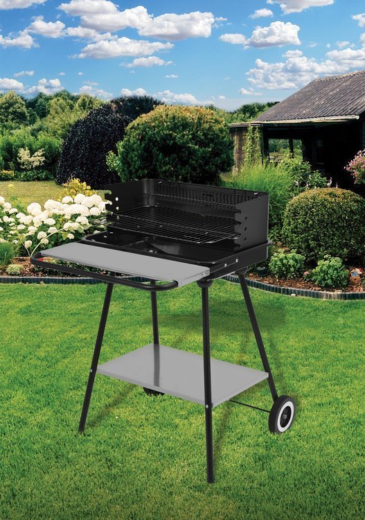 OUTDOOR BARBECUE / GRILL | GRATE WITH FRONT SHELF | GRATE 54X35 CM (99582)