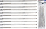 CABLE TIE ASSORTMENT | STAINLESS STEEL | 7.0 X 200 MM | 10 PCS. (80780)