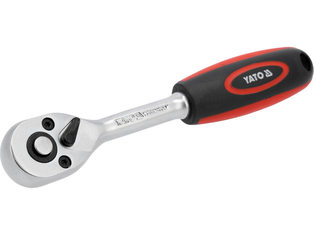 STRAIGHT RATCHET HANDLE 1/4" 90T (YT-03241)