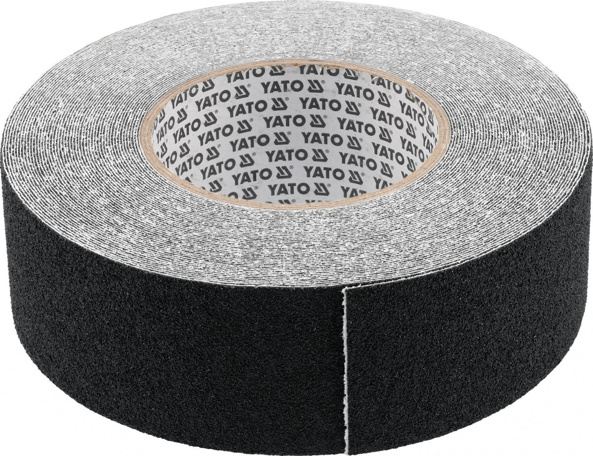 BLACK NON-SLIP PVC TAPE FOR STAIRS AND WALKWAYS | 50 MM X 18 M (YT-72502)