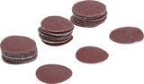 SANDING PADS FOR ECCENTRIC SANDERS | Ø 30 MM | K 60 - 80 - 120 | 30 PCS. (70193)