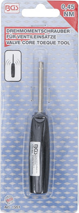 VALVE CORE TORQUE TOOL | 0.45 NM (1551)