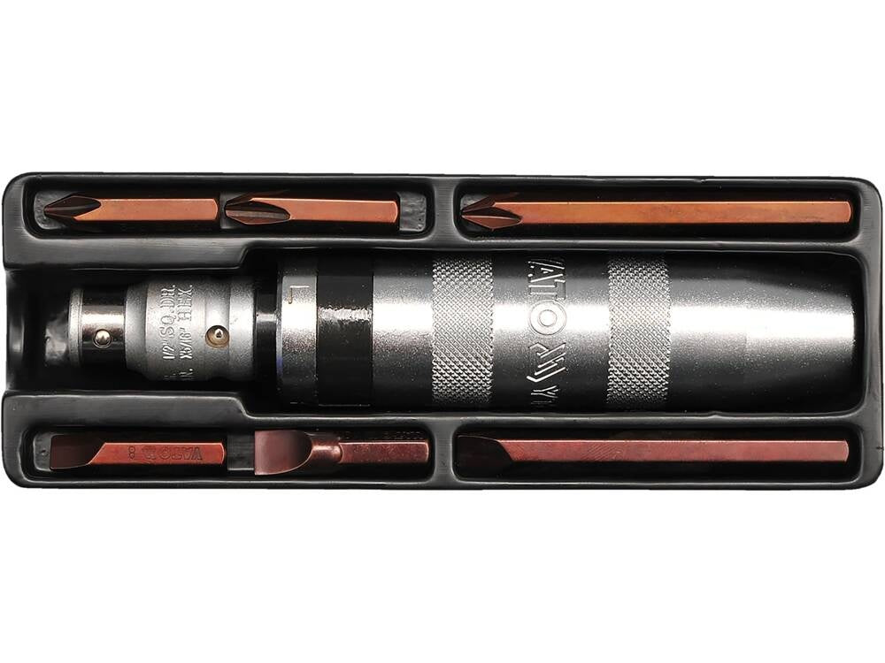 IMPACT SCREWDRIVER W. 6 BITS (YT-2801)