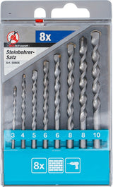 MASONRY DRILL SET | 3 - 10 MM | 8 PCS. (50806)