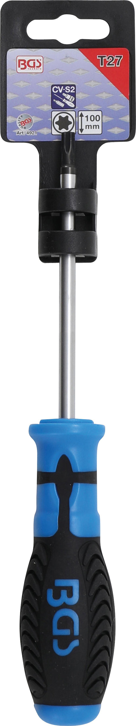 SCREWDRIVER | T-STAR (FOR TORX) T27 | BLADE LENGTH 100 MM (4921)