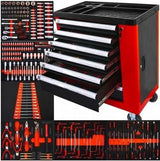 TOOL CABINET ON CASTERS | 7 DRAWERS | 1 SIDE DOOR | 250 TOOLS (H7007)