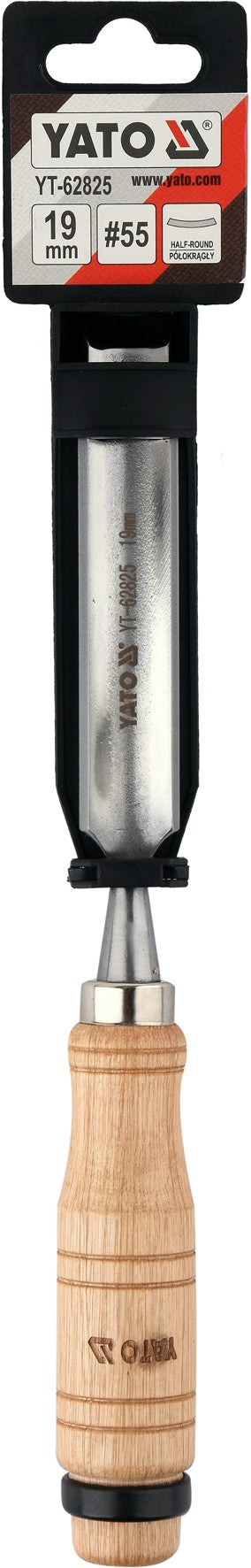 HALF-ROUND WOOD CHISEL 19MM (YT-62825)