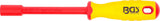 VDE SOCKET SCREWDRIVER | HEXAGON | 9 MM | BLADE LENGTH 125 MM (71089)