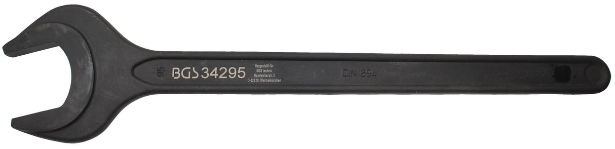 SINGLE OPEN END SPANNER | DIN 894 | 95 MM (34295)