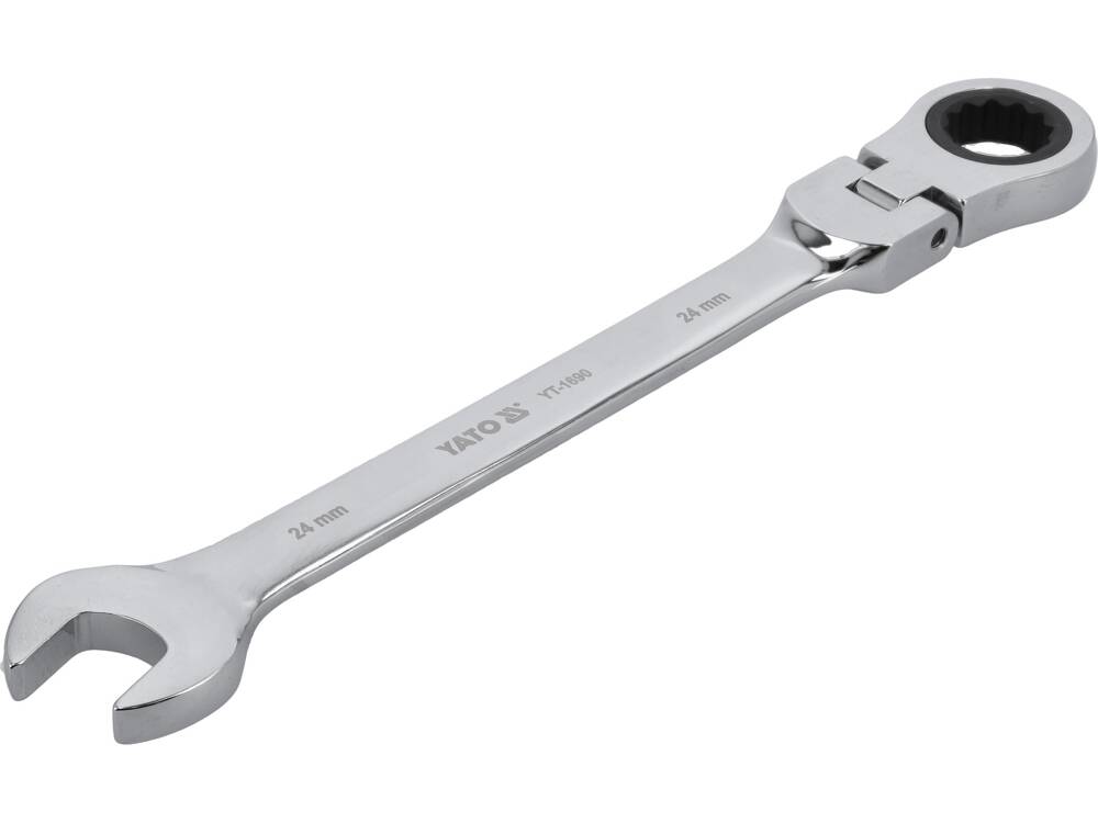 FLEX. RATCHET COMBINATION WRENCH 24MM (YT-1690)
