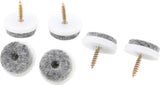 FELT PADS SET | WITH PIN | Ø 24 MM | 20 PCS. (80862)