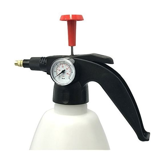 MANUAL SPRAYER WITH PRESSURE GAUGE | VALVE | STEEL PUMP | 2 L (PS02G)