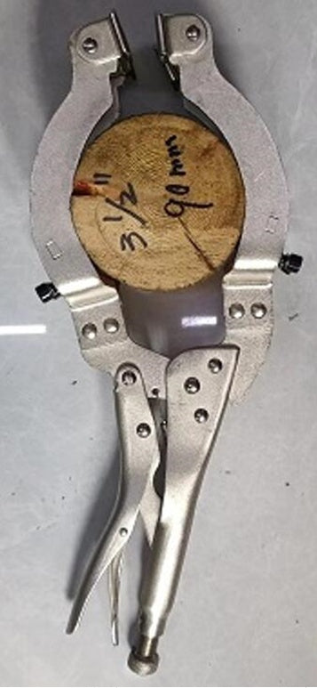 LOCKING PIPE CLAMPING PLIERS WITH FLAT JAWS | 14" | 350 MM (WPP14)