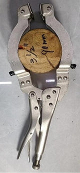 LOCKING PIPE CLAMPING PLIERS WITH FLAT JAWS | 14" | 350 MM (WPP14)
