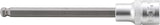 BIT SOCKET | LENGTH 140 MM | 12.5 MM (1/2") DRIVE | INTERNAL HEXAGON WITH BALL HEAD 8 MM (4258-8)