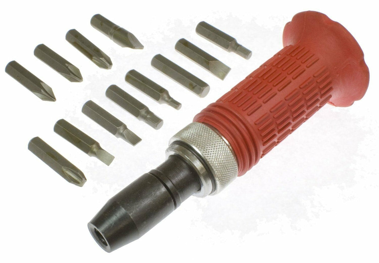 IMPACT DRIVER WITH REMOVABLE HEAD 1/2" | 13 BITS (SK2627)