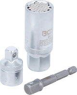 MULTI SOCKET WITH ADAPTOR SET | 10 MM (3/8") DRIVE | 9 - 21 MM | 3 PCS. (92533)