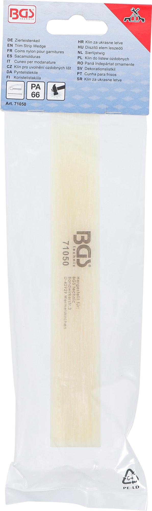 TRIM STRIP WEDGE | 185 X 25 MM (B71050)