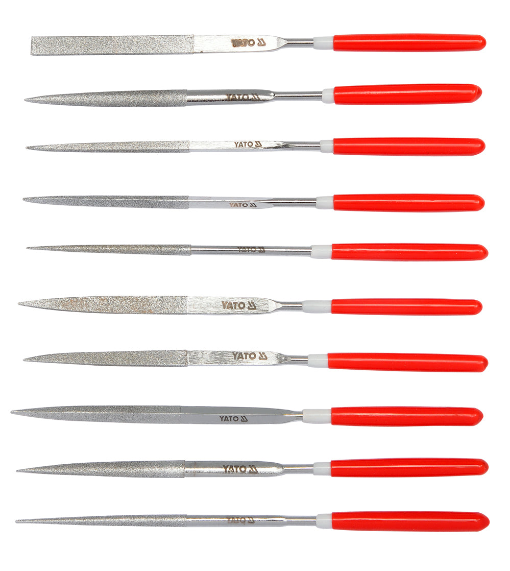 DIAMOND NEEDLE FILE SET 10PCS  3X140X50 (YT-6144)