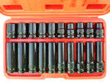 SET OF IMPACT SOCKETS LONG AND SHORT | 20 PCS. (SK1224)