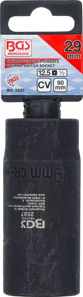 THERMO SWITCH SOCKET | 12.5 MM (1/2") DRIVE | 29 MM (2537)